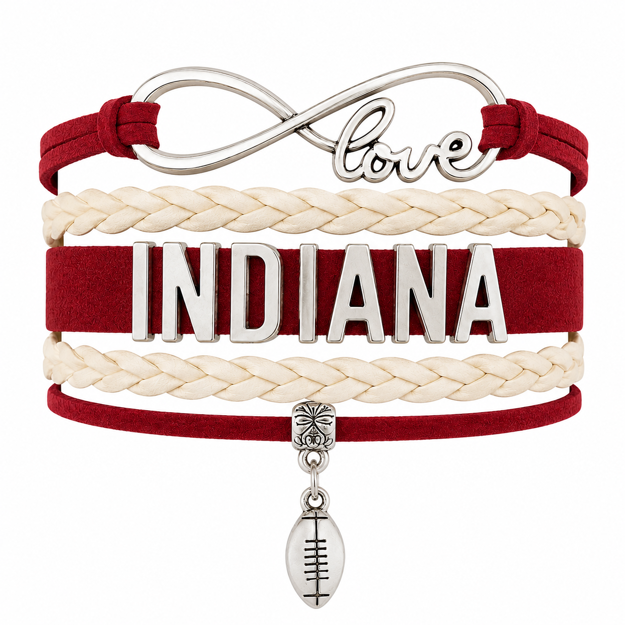 Indiana Infinity Bracelet